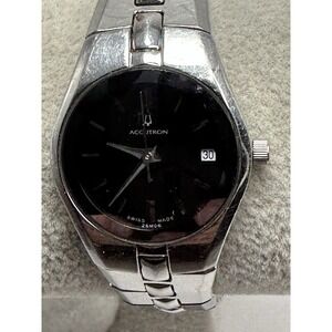 Accutron 26M06 Lucerne A3 Ladies Watch‎ New Battery 23MM 6.75" Swiss Made K16
